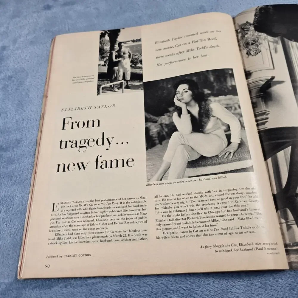 LOOK Magazine Oct 14 1958 Elizabeth Taylor Cover Vintage Ads Buick Salem